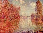 Claude Monet Herbst in Argenteuil Spain oil painting artist